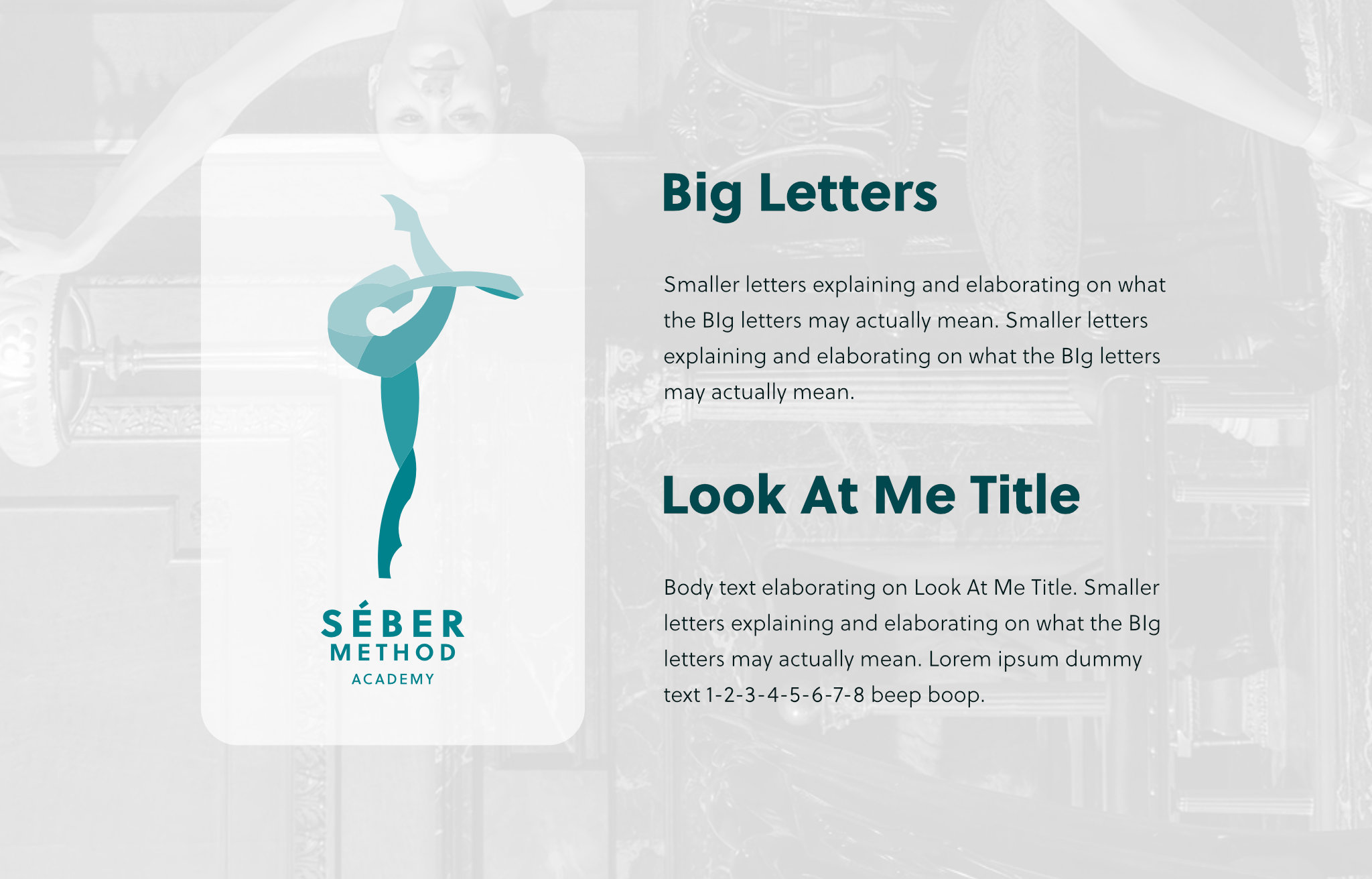 Logo with bright area around red zone